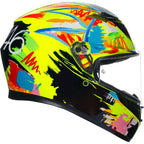 AGV (2025) Helmet - K3 Rossi Winter Test 2019 (Yellow)