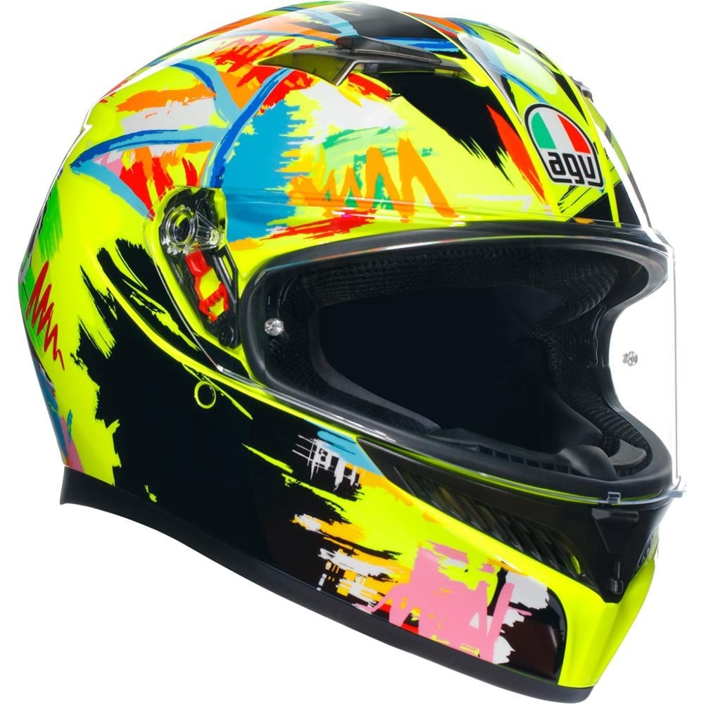 AGV (2025) Helmet - K3 Rossi Winter Test 2019 (Yellow)