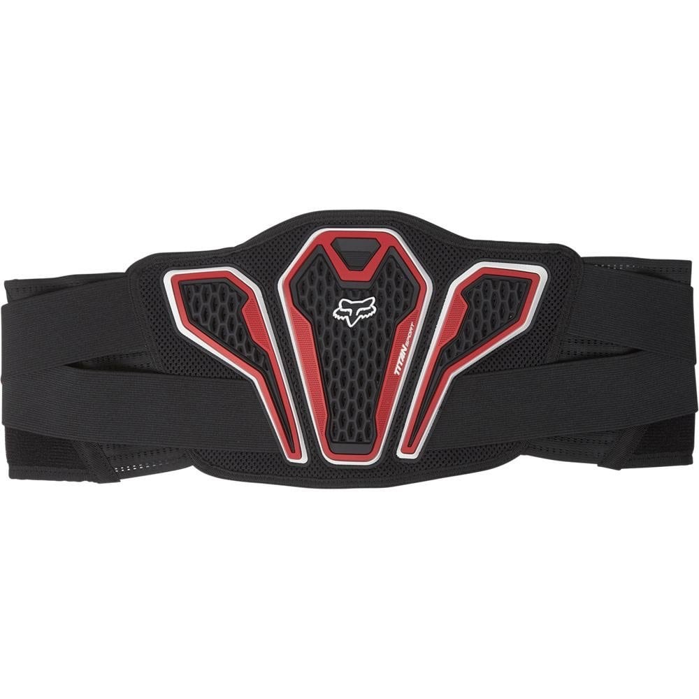 FOX Racing MX | MTB Youth Kidney Belt - Titan Sport (Black/Red)