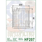 HiFlo Oil Filter - HF207 - KXF250 04-27, KXF450 16-27, KXF250/450XC 21-27, RMZ250 04-27, RMZ450 05-27, RMX450 10-19 - 16510-35G00-000