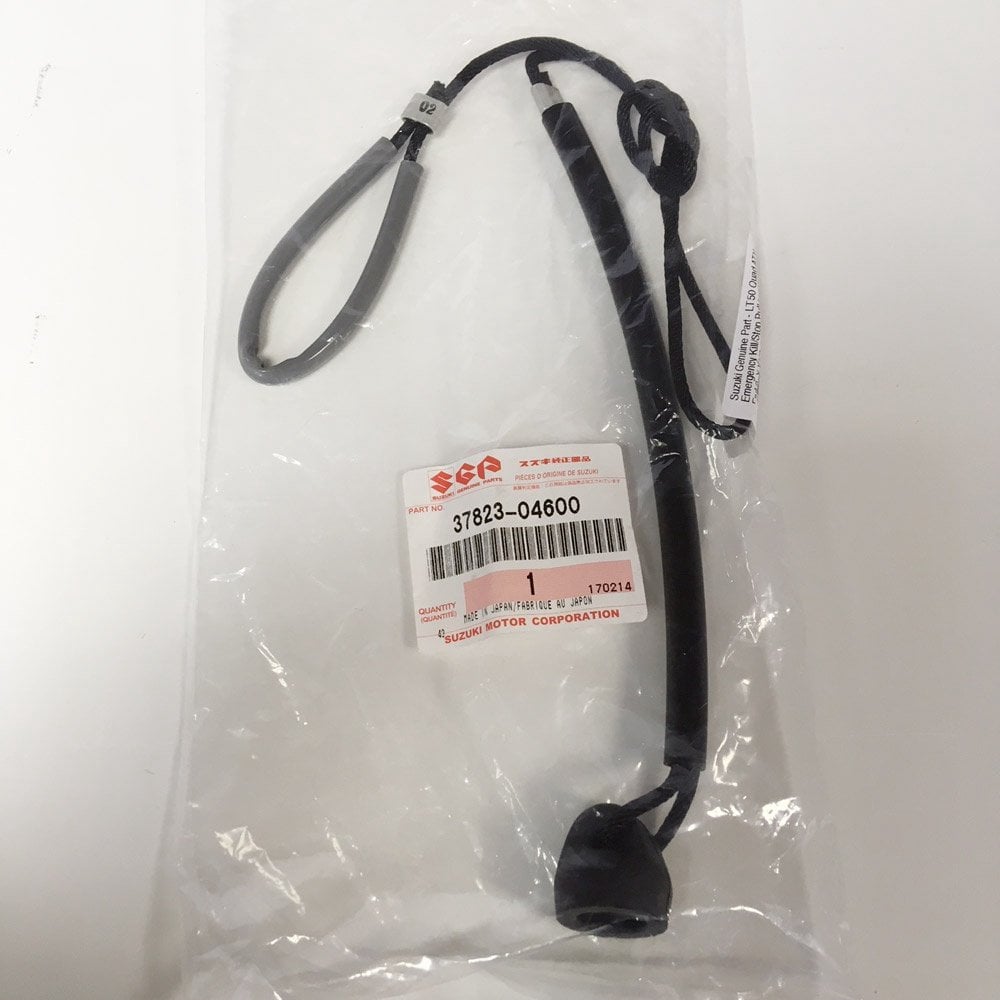 Suzuki Genuine Part - LT50 Quad ATV Emergency Kill/Stop Pull Lanyard Cap/End (L,X,Y,K2>) - 37823-04600-000