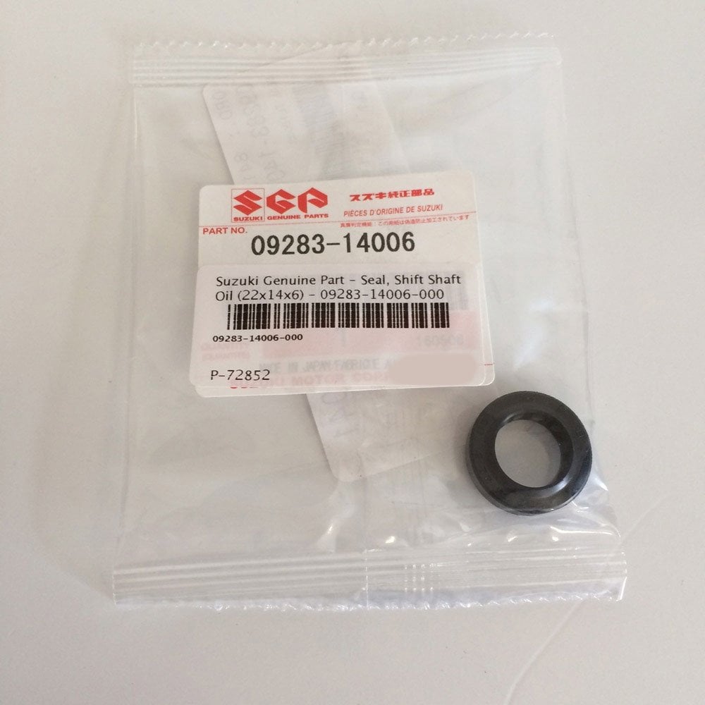 Suzuki Genuine Part - Oil Seal, Shift Shaft (22x14x6) - 09283-14006-000