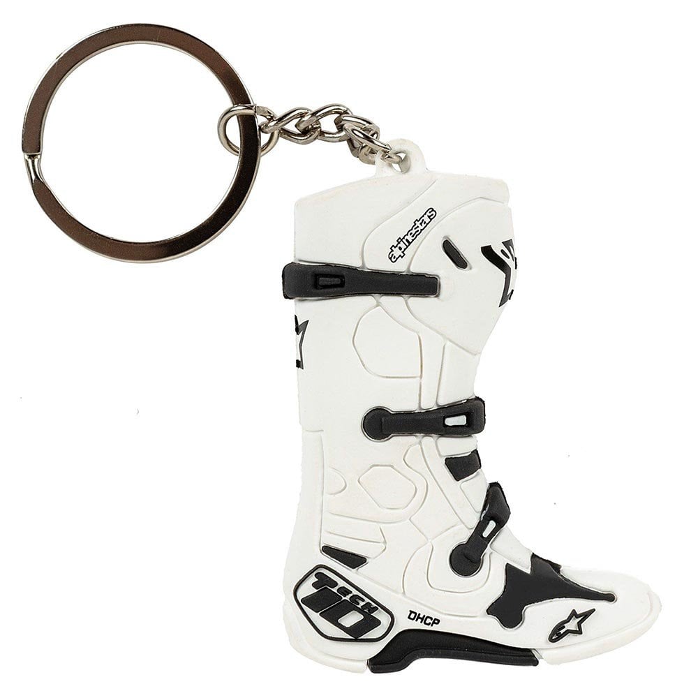 Alpinestars (2025) Key Ring - New Tech 10 Boot (White)