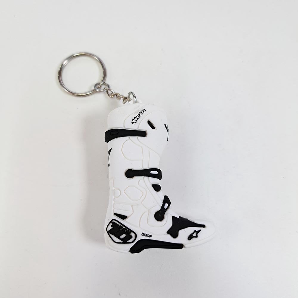 Alpinestars (2025) Key Ring - New Tech 10 Boot (White)