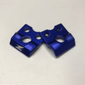 Zeta - Front Brake Hose Clamp - YZ125/250 05-08, YZF250/450 05-08, WRF250 05-19, WRF450 05-19, WR250R/X 07-18 (Blue)