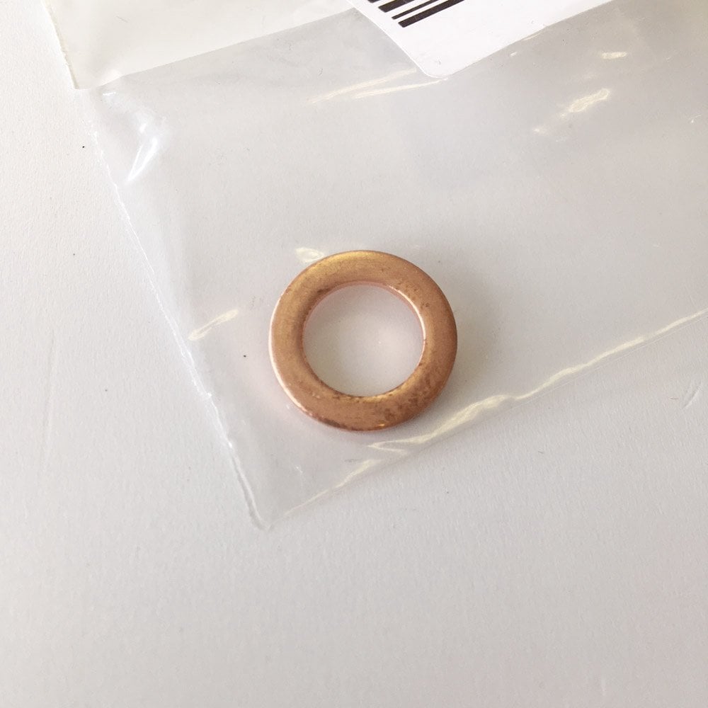 Yamaha Genuine Part - Washer, Sump Plug (YZ125 05-24, YZF250 01-23, YZF450 03-22, WRF250 01-24, WRF450 04-24, YZF250FX 15-24, YZF450FX 16-24) - 90430-10171-000
