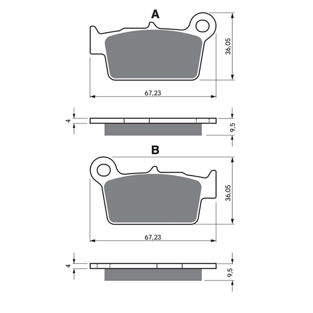 Gold Fren - Brake Pads - GF187 (FA367)