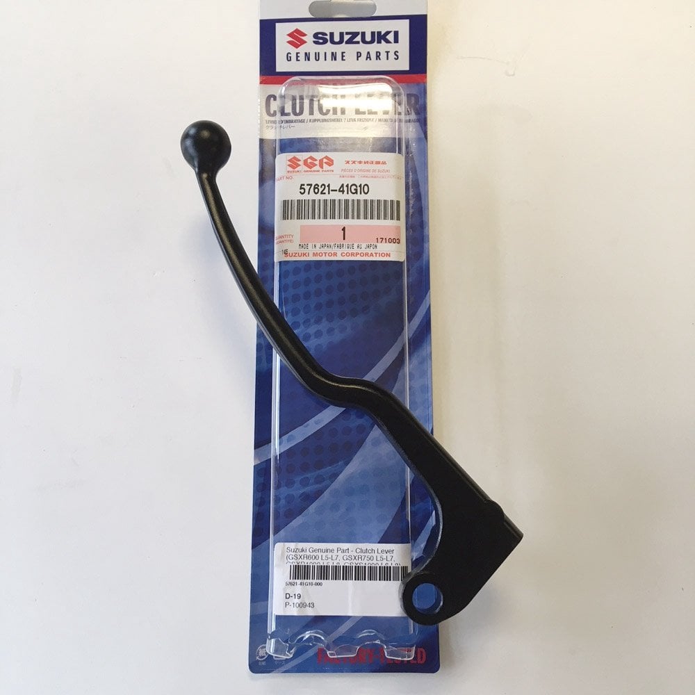 Suzuki Genuine Part - Clutch Lever (GSXR600/750 K6-L7, GSXR1000 K6-M1, GSXS1000 L6-M5) - 57621-41G00-000 (BLACK)