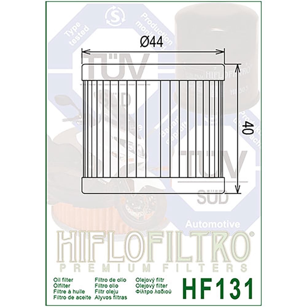HiFlo Oil Filter - HF131 (Ohvale)