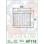 HiFlo Oil Filter - HF116 - CRF150 07-27, CRF250 04-27, CRF450 02-26, CRF250X 04-18, CRF250RX 19-27, CRF450X 02-17, CRF450RX 18-27, ATV TRX450 04-14
