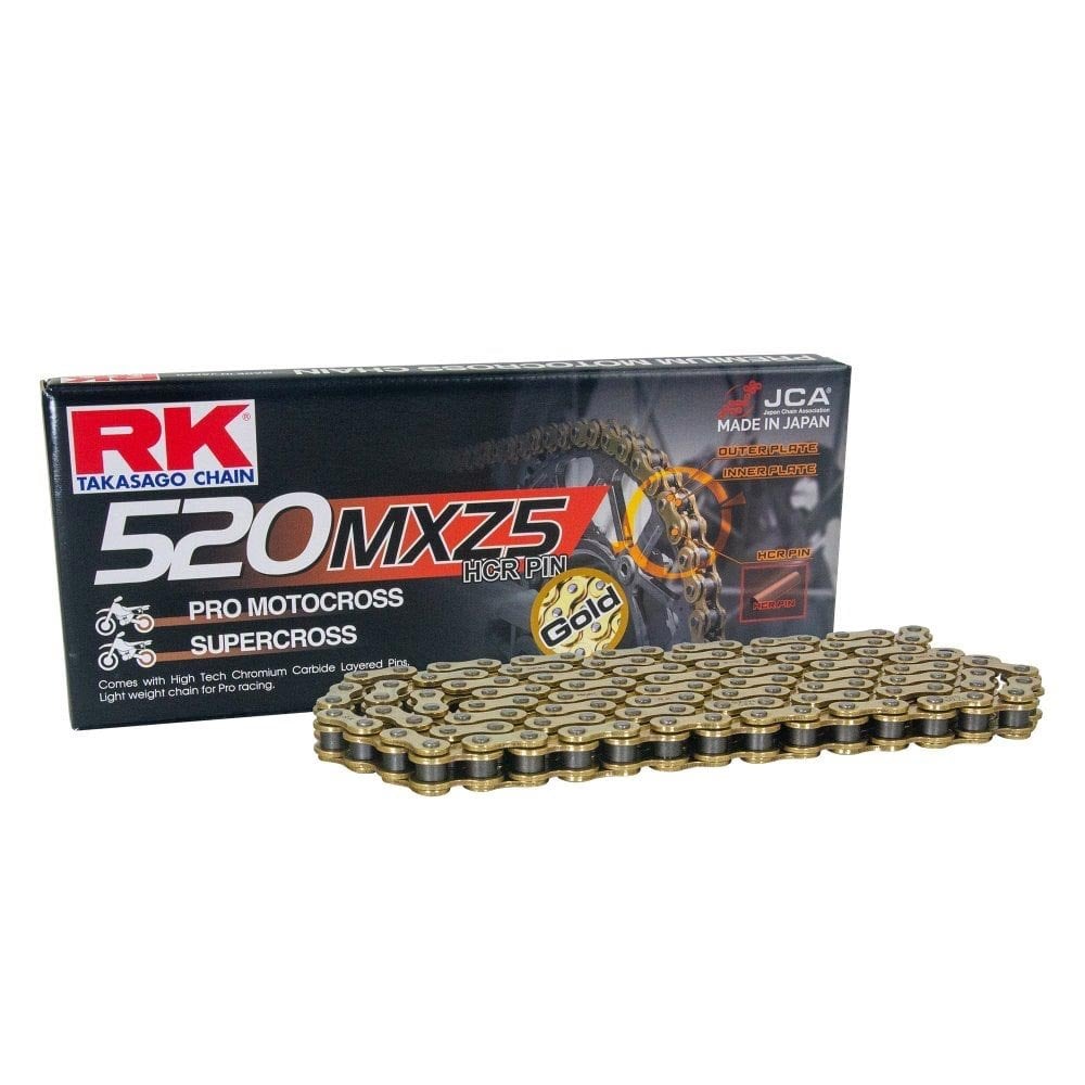 RK Takasago - Chain - 520 x 120L - MXZ5 - Gold/Gold