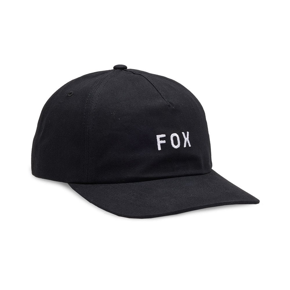 Fox (SALE) Mens Cap - WORDMARK Adjustable Hat (Black)
