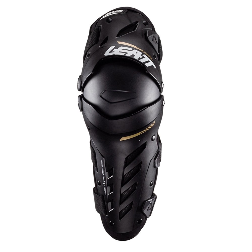 Leatt (MX26) Armour, Knee - Dual Axis (Black/Gold)