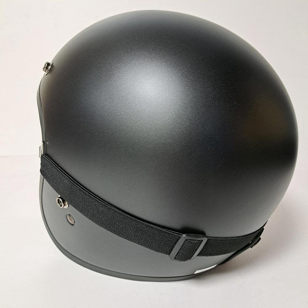 Bikers World (Goggles) Classic/Vintage Leather Version (Silver/Black)