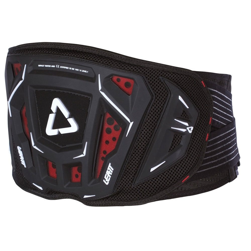 Leatt (MX26) Armour - Kidney Belt w/3DF (Black/Red)