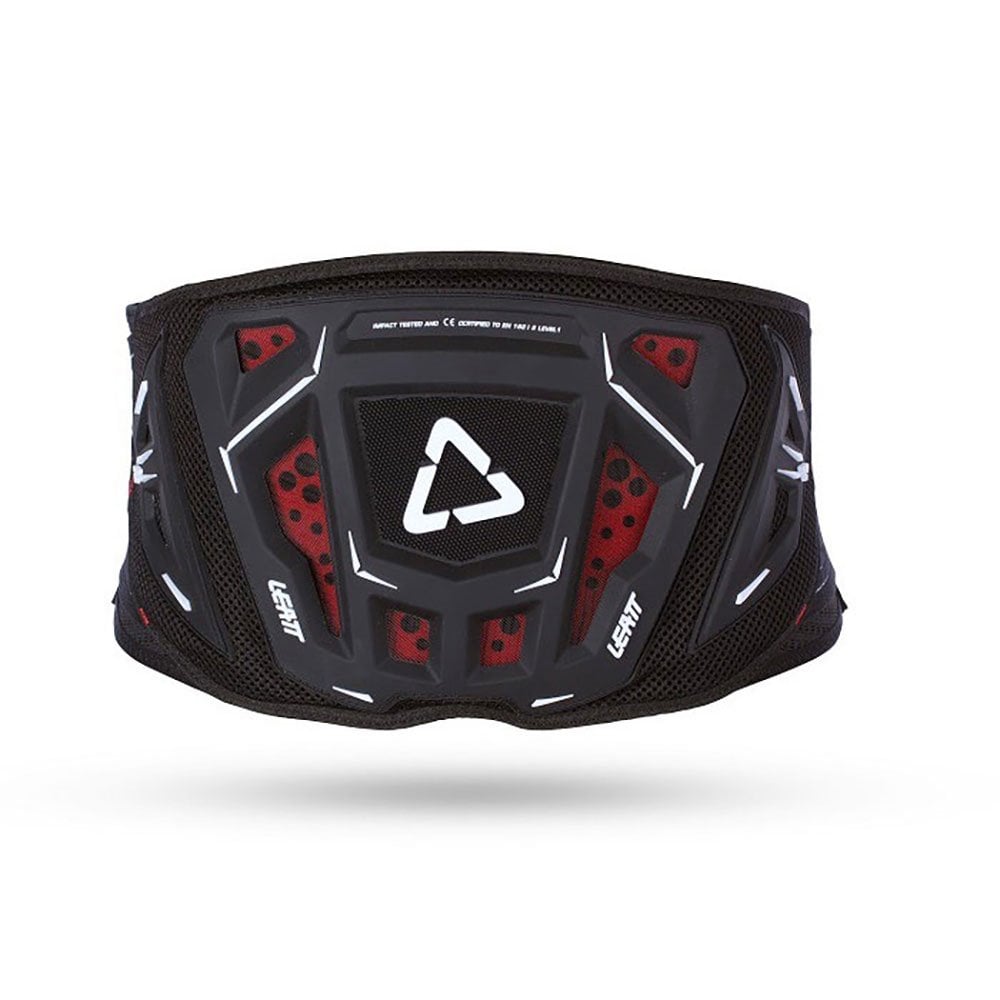 Leatt (MX26) Armour - Kidney Belt w/3DF (Black/Red)