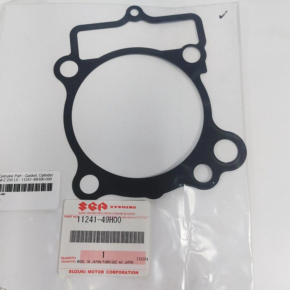 Suzuki Genuine Part - Gasket, Cylinder Base (RM-Z 250 L0 2010) - 11241-49H00-000