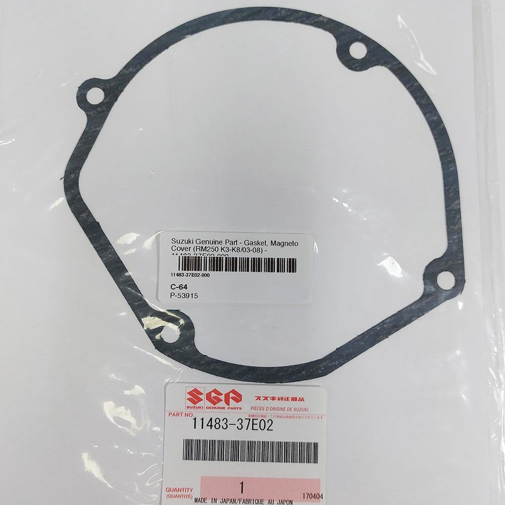 Suzuki Genuine Part - Gasket, Magneto Cover (RM250 K3-K8/03-08) - 11483-37E02-000