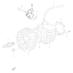 Suzuki Genuine Part - Cylinder Intake Pipe (ATV LT50 84-05, LT-A50 02-05) - 13110-04600-000