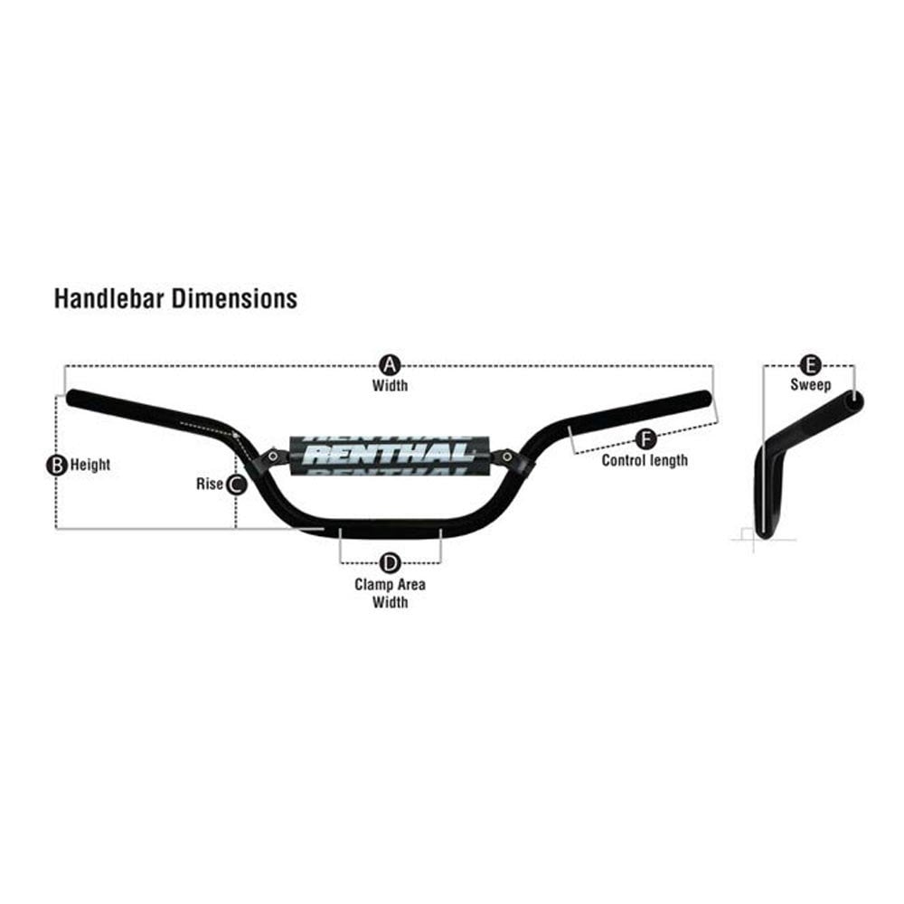 Renthal (Handlebar) 7/8” - 809 - Carmichael High