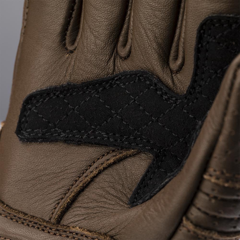 RST Motorcycle Urban Leather Short Gloves - Roadster 3 CE (Brown)