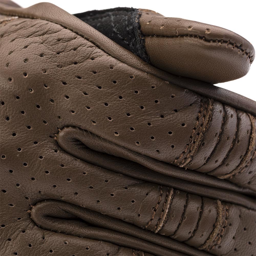 RST Motorcycle Urban Leather Short Gloves - Roadster 3 CE (Brown)