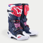 Alpinestars MX Boots - Tech 10 DHCP Super Vented (Night Navy/White/Rainbow)