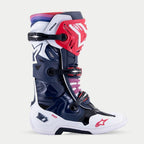 Alpinestars MX Boots - Tech 10 DHCP Super Vented (Night Navy/White/Rainbow)