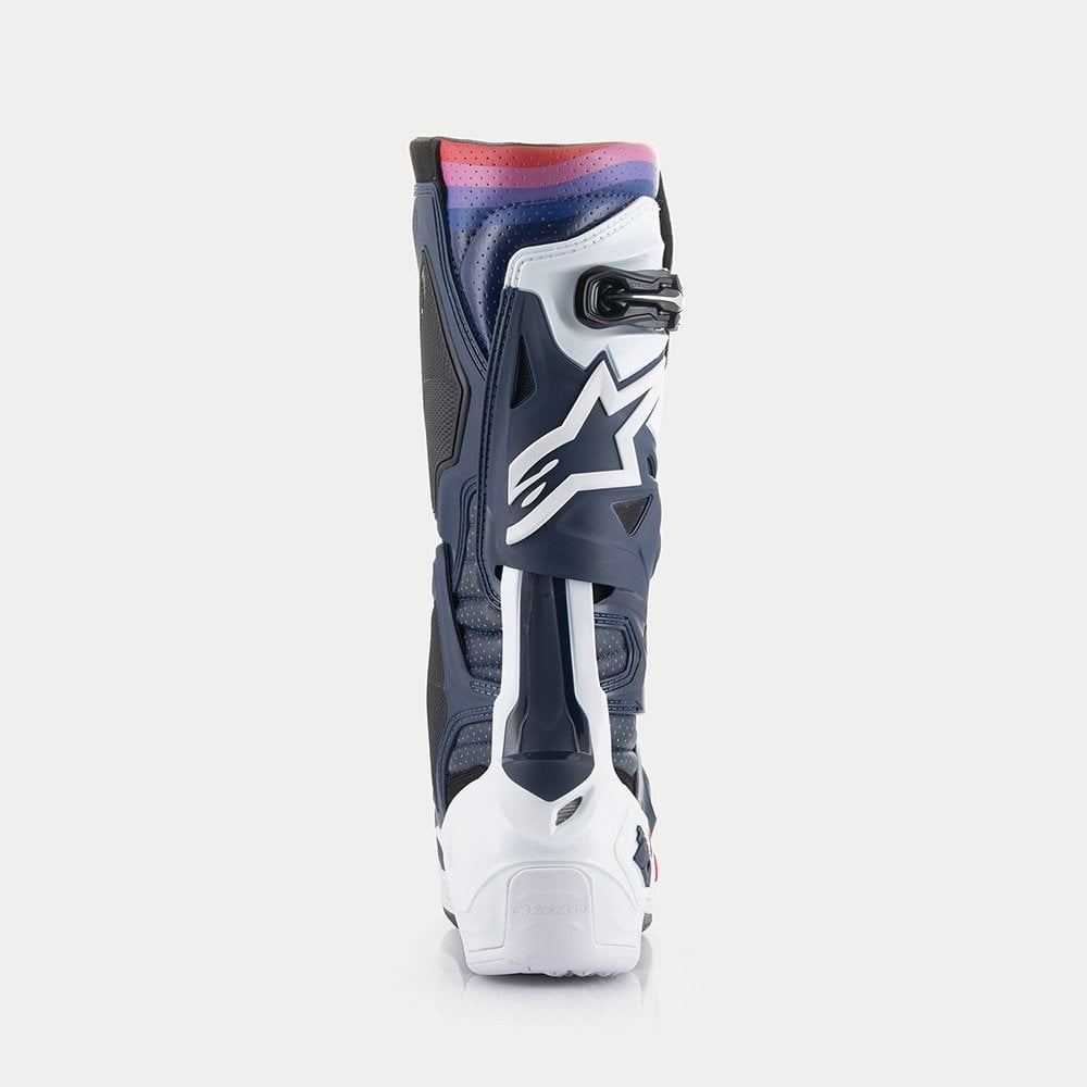 Alpinestars MX Boots - Tech 10 DHCP Super Vented (Night Navy/White/Rainbow)