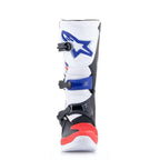 Alpinestars MX Boots - Tech 3 (White/Bright Red/Dark Blue)