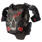 Alpinestars MX | MTB Chest Armour - A-6 (Black/Anthracite/Red)
