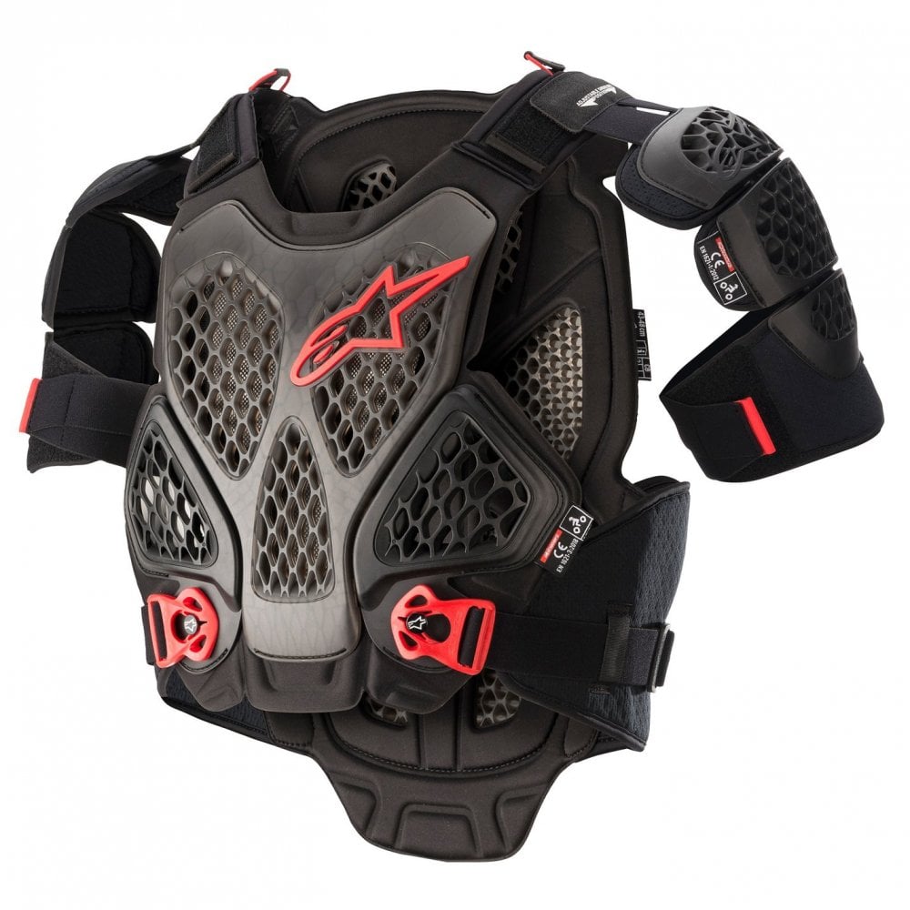 Alpinestars MX | MTB Chest Armour - A-6 (Black/Anthracite/Red)