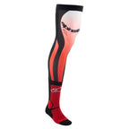 Alpinestars Knee Brace Socks (Bright Red/White)