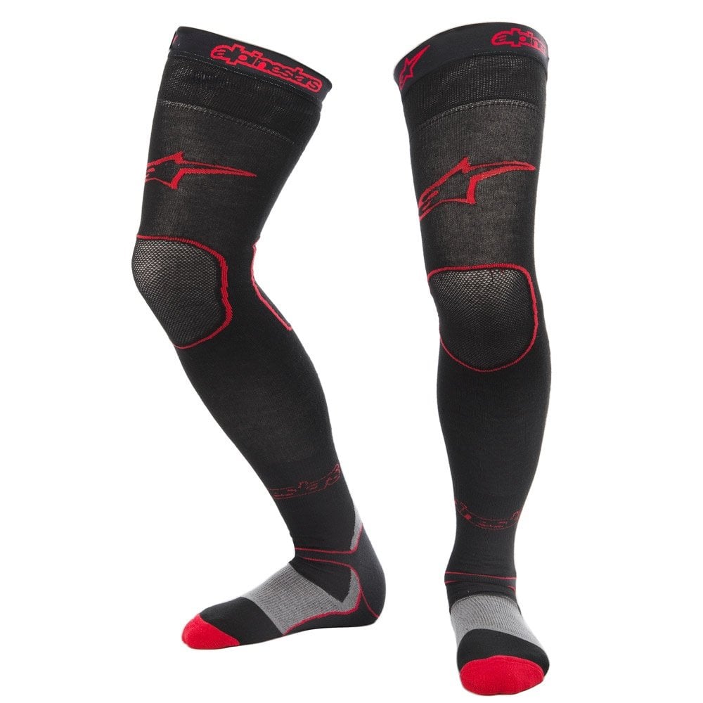 Alpinestars (MX26) Socks - Long Knee Brace (Red/Black)