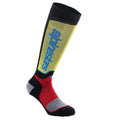Alpinestars (MX26) Socks - MX Plus (Black/Red/Light Blue)