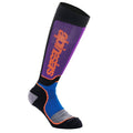 Alpinestars MX Plus Socks (Black/Royal Blue/Purple)