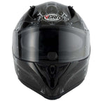 Vcan H128 Drogon Motorcycle Helmet (Black/Grey)
