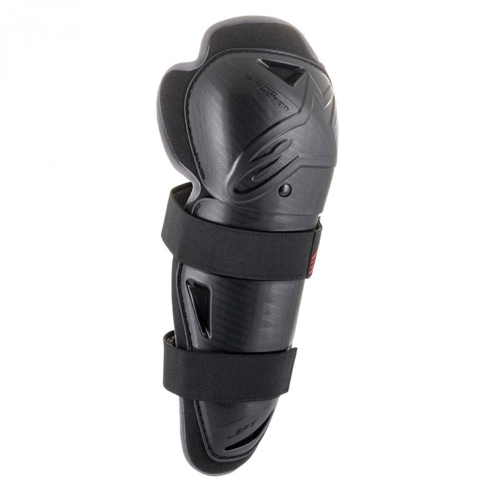Alpinestars Motocross Knee Armour - Bionic Action (Black/Red)