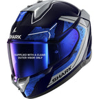 Shark (2025) Helmet - Skwal I3 Rhad - Blue/Silver