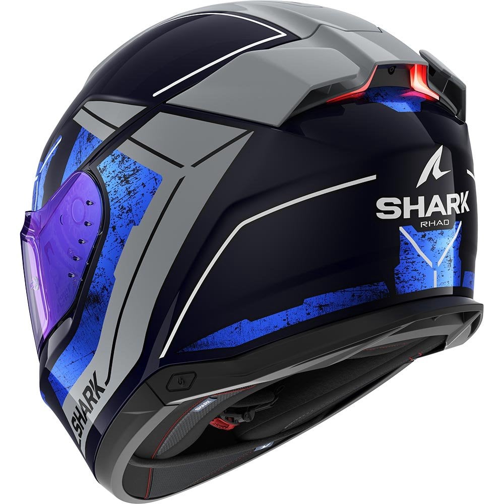 Shark (2025) Helmet - Skwal I3 Rhad - Blue/Silver