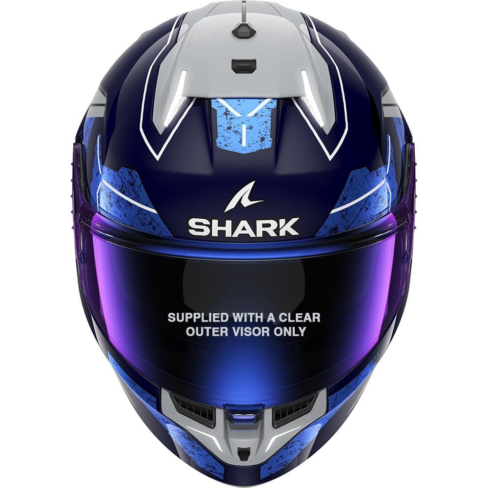 Shark (2025) Helmet - Skwal I3 Rhad - Blue/Silver