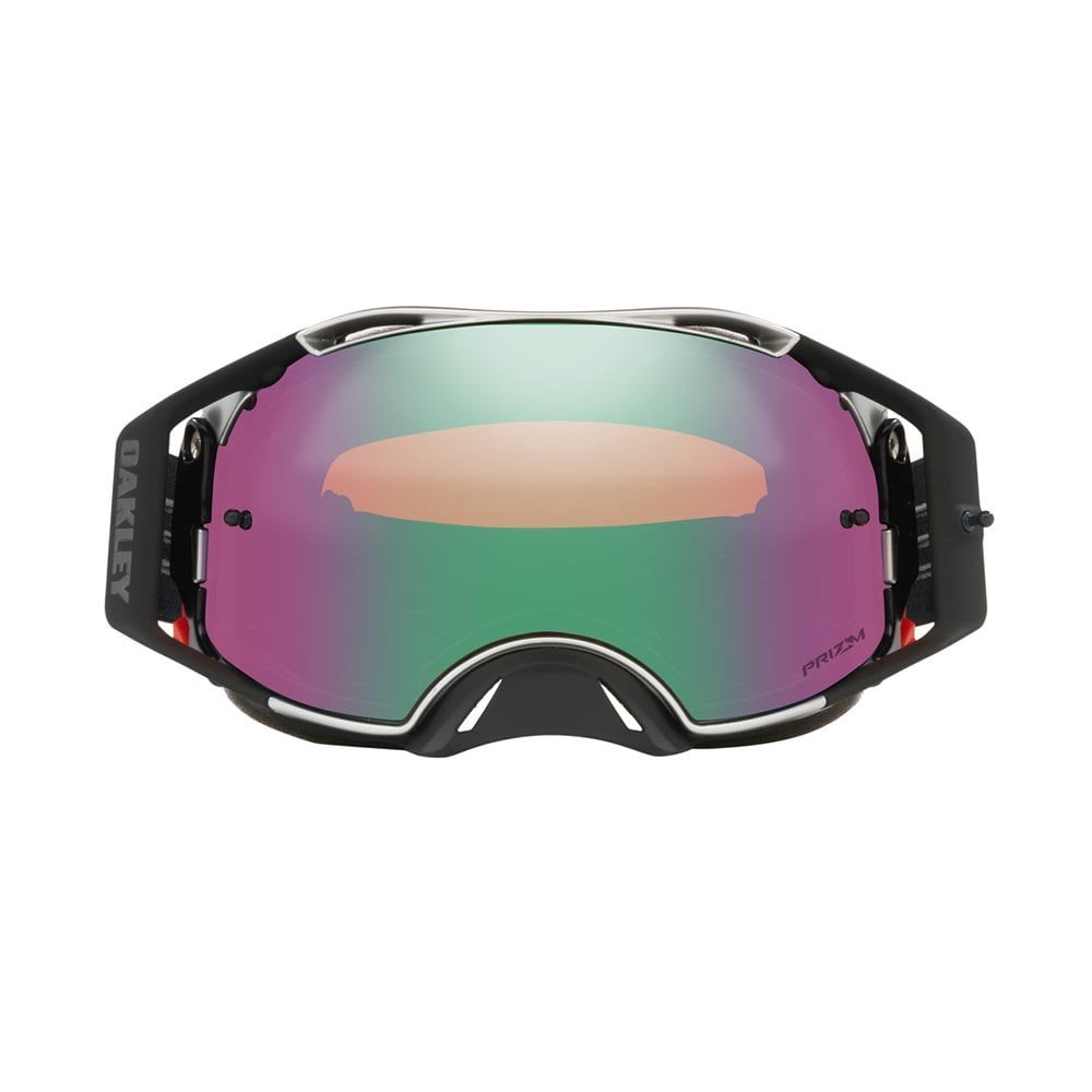 Oakley Airbrake Goggles - TUFF BLOCKS (Gunmetal/Black) PRIZM Jade Lens