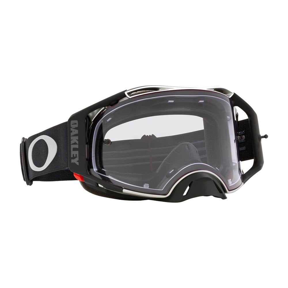 Oakley Airbrake Goggles - TUFF BLOCKS (Gunmetal/Black) PRIZM Low Light Lens