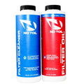 No Toil - x2 Pack - Filter Oil 16oz/Filter Cleaner 16oz