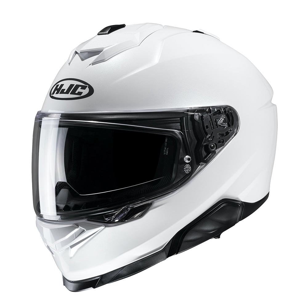 HJC (2025) Helmet - I71 Plain (Pearl White)