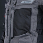 Oxford (SALE) Motorcycle Textile Jacket - Rockland Mens (Charcoal/Black/Red)