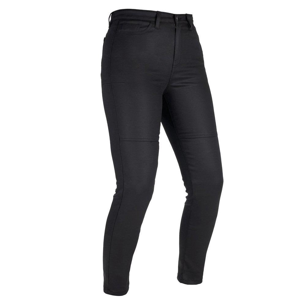 Oxford (SALE) Women's Motorcycle Jegging - Armourlite (AA) Single Layer (Waxed Black) *Short Leg*