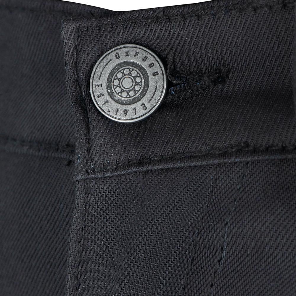 Oxford (SALE) Women's Motorcycle Jegging - Armourlite (AA) Single Layer (Waxed Black) *Short Leg*