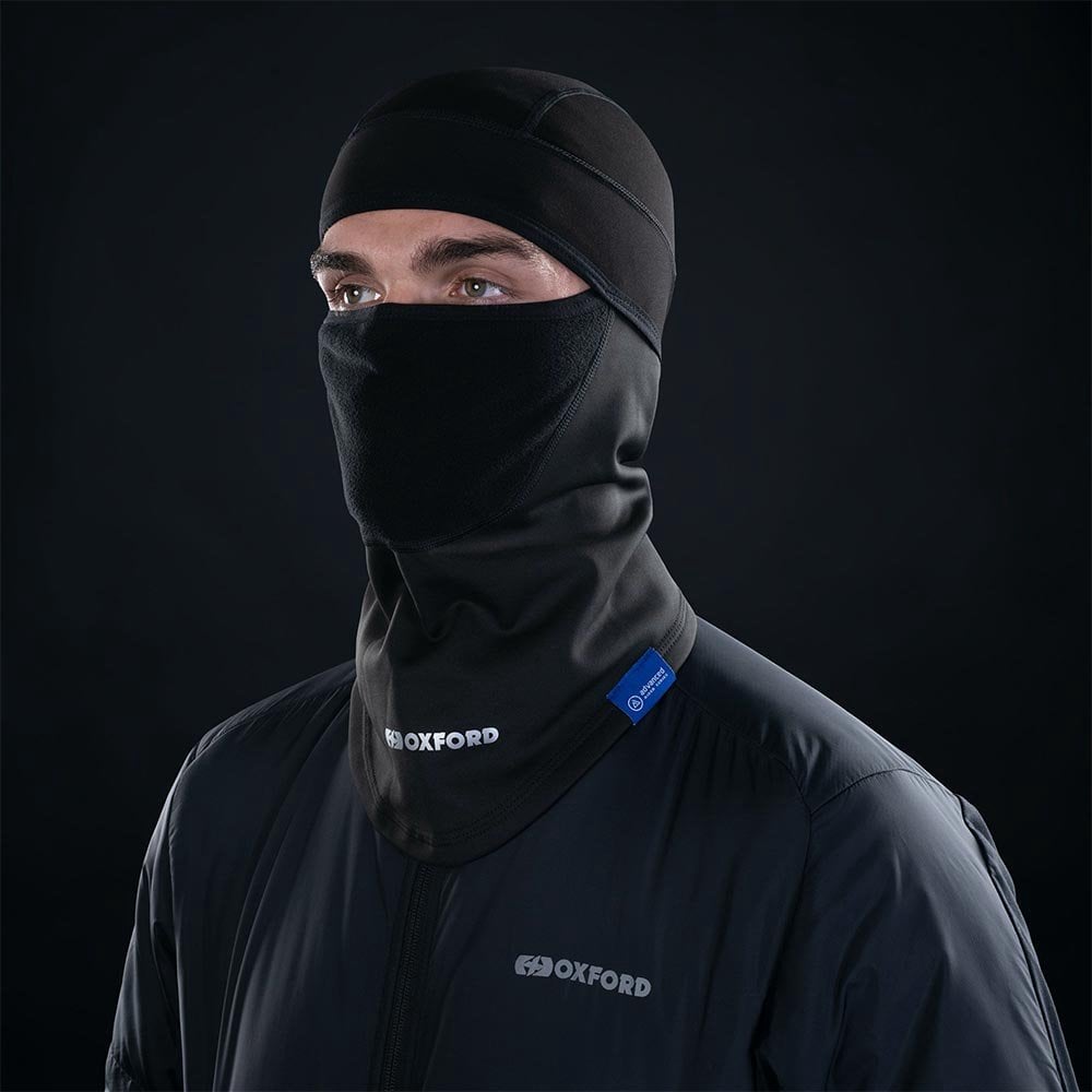 Oxford (2025) Thermals - Advanced Windproof Balaclava (Black)