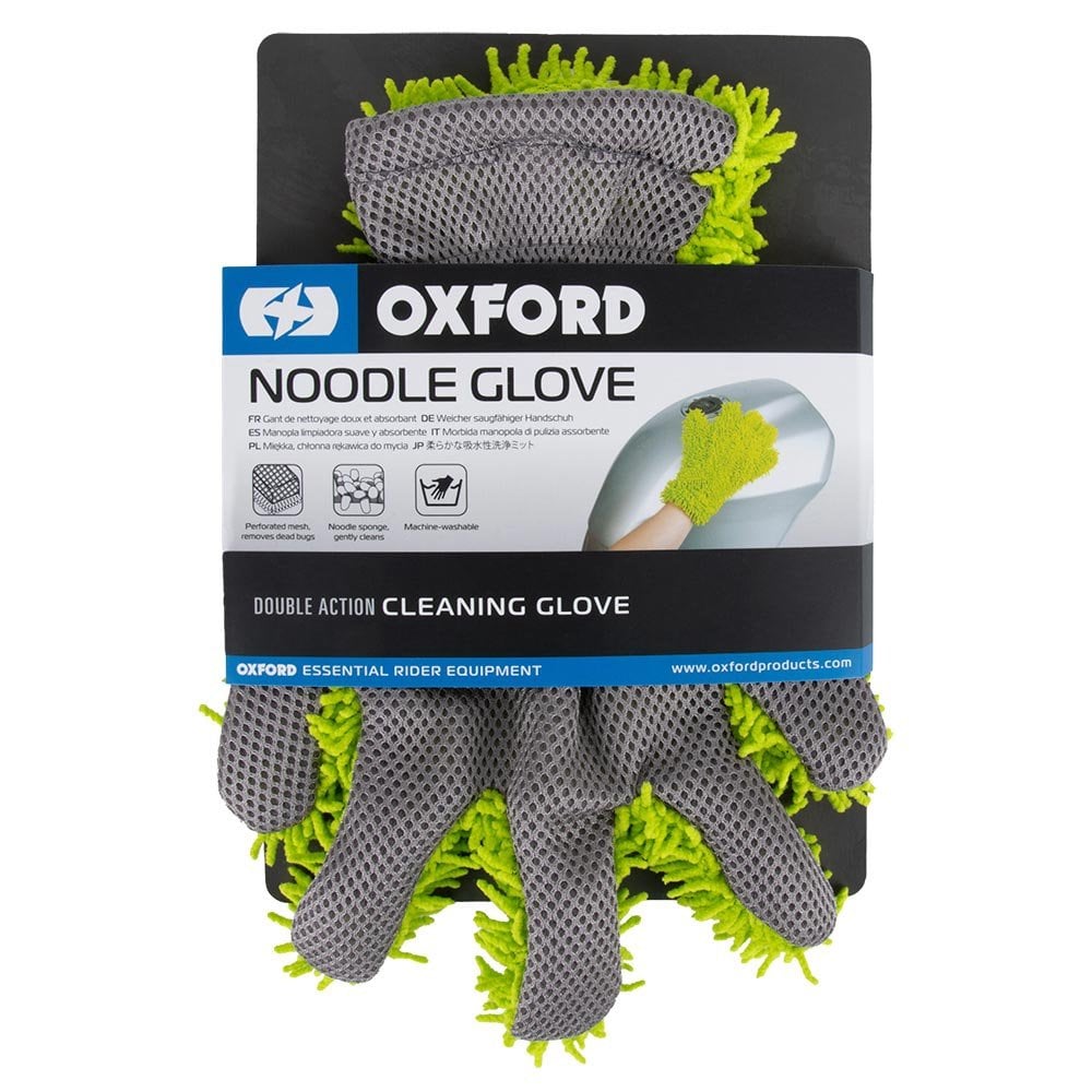 Oxford - Microfibre Noodle Wash Glove - Green (OX261)